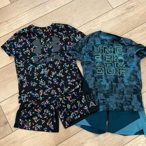 Two Under Armor matching outfits
